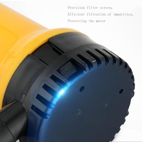 12V/24V Submersible Pond Pump - 50W DC Solar Brushless Motor Water Circulation Pump for Irrigation, Fountains, and Fish Ponds - Efficient Water Pumping Solution