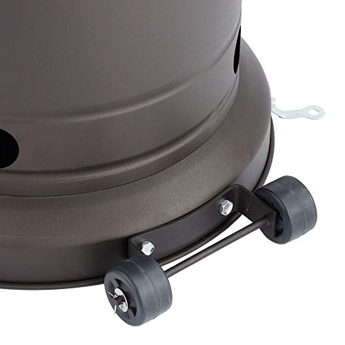 Mainstays Tall Mocha Patio Heater at Stoves Direct