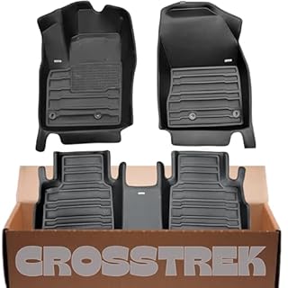 Mat Up! Floor mats for Subaru Crosstrek 2024 2025 2026 with Maximum Coverage, Laser Measured, Anti-Slip, Waterproof, All Weather Car Mats Accessories. Covers Row 1 and 2