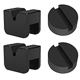 TYAYT Floor Jack Pad Adapter 2 Type Universal Rubber Slotted Frame Rail Pinch welds Protector for Fl