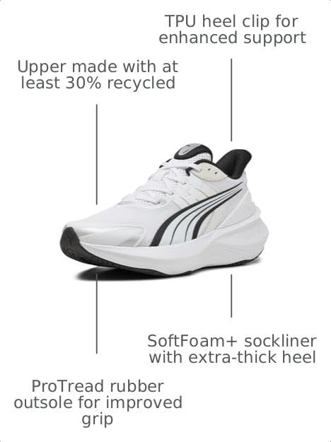 Puma Men's Pulse PRO Cross Trainer, Puma White-Puma Black, 12 - image 2