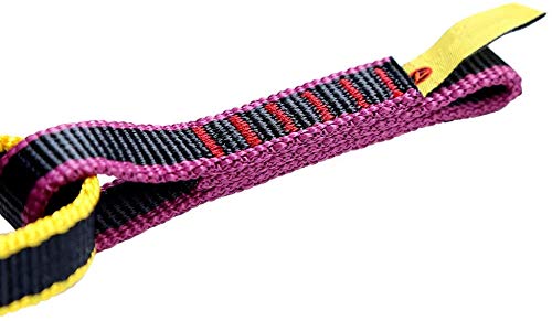 Geelife Personal Anchor System Sling Climbing Safety Daisy Chain Strips 4950lb Test Stitched Nylon Webbing Sterling Chains Reactor 55" x 1.06" x 0.63"