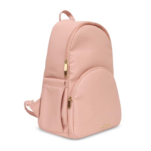 Image of Caprese Comet Casual Backpack | Fashion Backpack for Women with Adjustable Strap & Secure Zip Closure | Spacious, Versatile for Daily Use, Ideal for Students, Professionals & Travelers