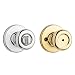 Kwikset 300T 3X26 6AL RCS 300T Security Series Tylo Privacy Door Knobset, Polished Brass x Polished Chrome