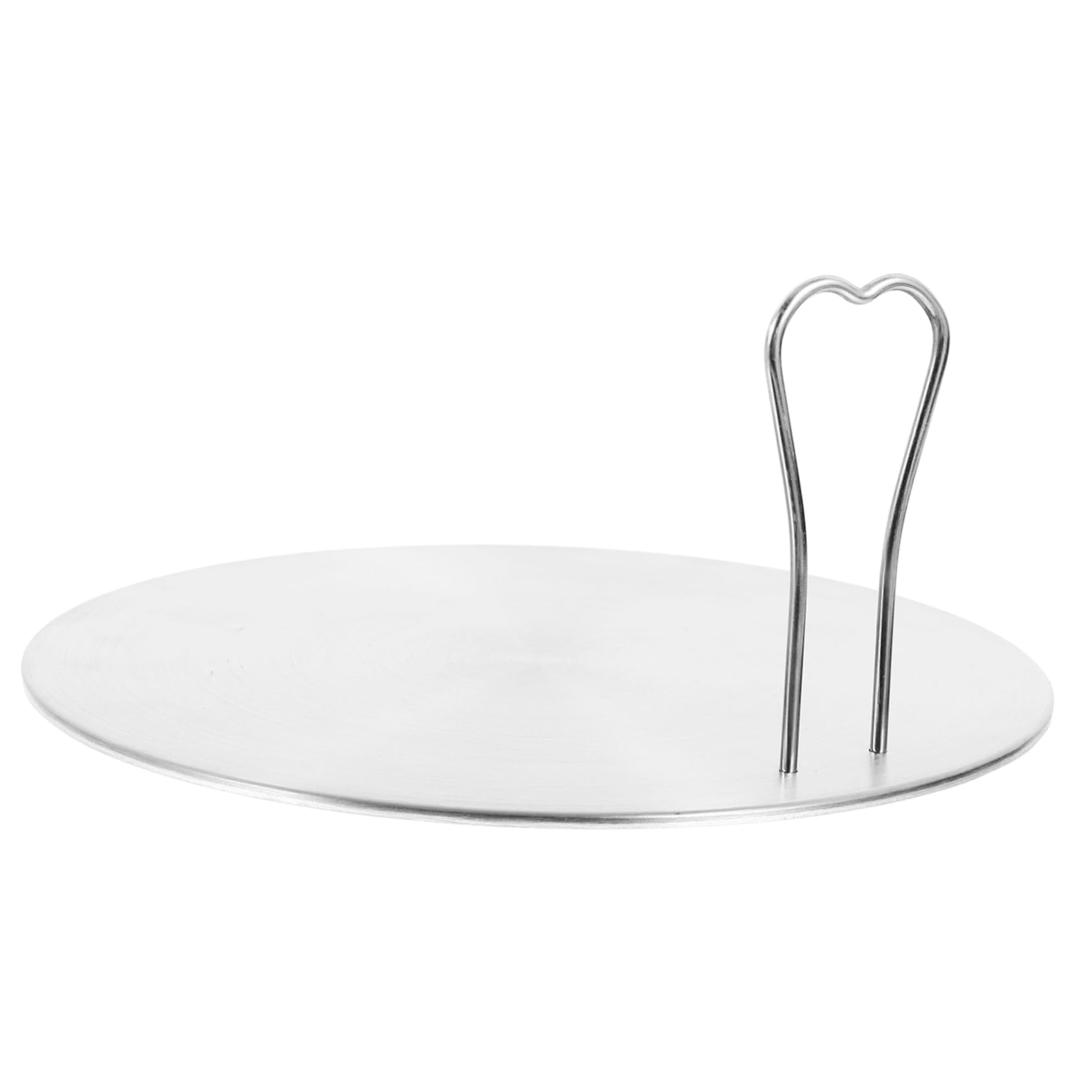 LABRIMP Adaptador de Calor Cocina de Acero Inoxidable para Placa No Difusor Calienta Magnéticas para Cocinas Eléctricas Ollas | Mango Integrado, para Utensilios No Magnéticos, Uso en Cocinas de Gas y Eléctricas