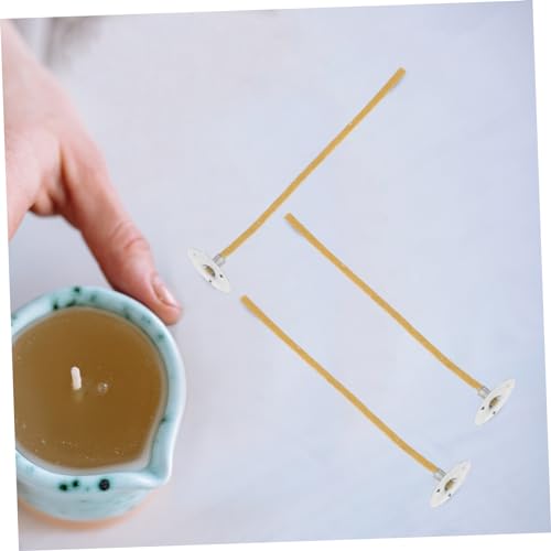 100 mechas para velas preenceradas de fibra natural NUOBESTY miniatura 7