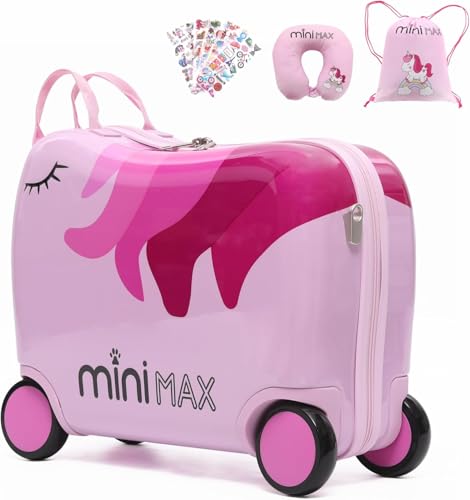 Minimax Kinderkoffer Hartschale Handgepäckkoffer Kofferset 45x36x20cm für Kinder Jungen und Mädchen 29L Kindergepäck Handgepäck Trolley Hartschalenkoffer für Easyjet 45x36x20 mit 4 Rädern Einhorn Minimax Kinderkoffer Hartschale Handgepäckkoffer Kofferset 45x36x20cm für Kinder Jungen und Mädchen 29L Kindergepäck Handgepäck Trolley Hartschalenkoffer für Easyjet 45x36x20 mit 4 Rädern Einhorn