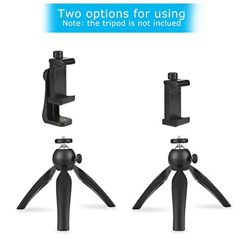 Sharingmoment H-TWO Premium Smartphone Holder/Vertical And Horizontal Tripod Mount Adapter Rotatable Bracket With 1/4 Inch Screw/Adjustable Clip For Iphone, Android Cell Phone, Selfie Stick, Camera Stand thumb #5