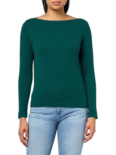 Image of Nautica Women's Long Sleeve Cable Boatneck Sweater