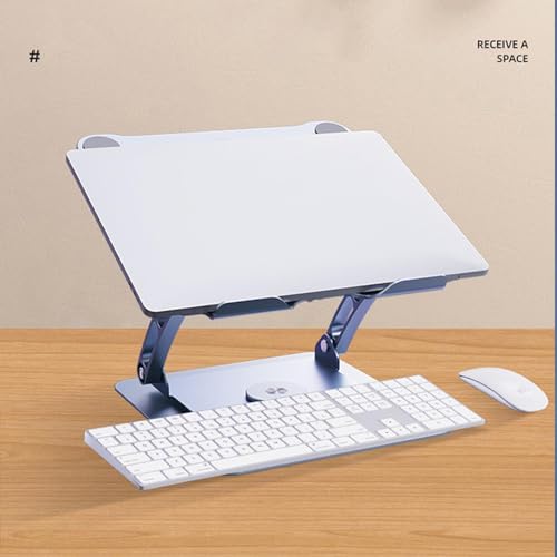 Support d'ordinateur multi-angle rotatif pliable pour soulager les cervicales - 2