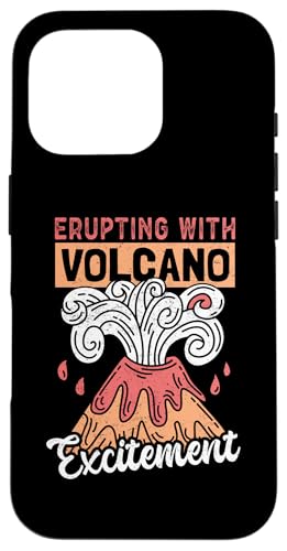 火山で噴火 興奮 ハワイ 火山 スマホケース iPhone 16 Pro 用