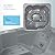 Inland 5-6 Person Indoor Outdoor Hot Tub, Plug & Play Spa, 24 Jets, LED Lighting System, Insulated Spa Cover, Made in USA, Aqualife by Strong Spas