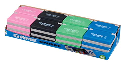 Raymond Geddes Game Erasers For Kids (Pack Of 24) #TOP4
