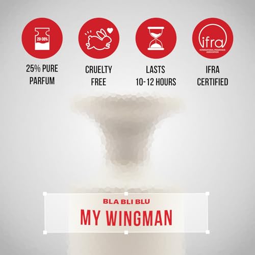 Image of BLABLIBLU My Wingman Perfume for Man|100ml Long-Lasting Parfum Fragrances - A Notch above EDP, EDT & EDC|Perfume For Man|Cardamom, Tobacco & Cedar Notes
