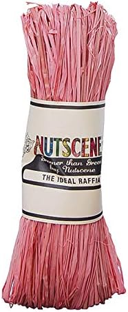 Nutscene Natural Raffia - Pink - 50gm