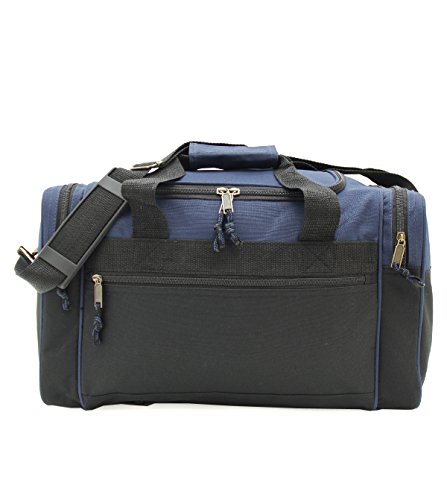 Travel and Sport Duffel Bag/Multipurpose Duffel Bag/Luggage Duffel Bag (Navy/Black)