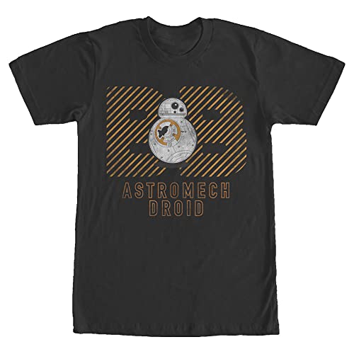 T-shirt Star Wars BB8 cadeau homme grande taille original en coton noir