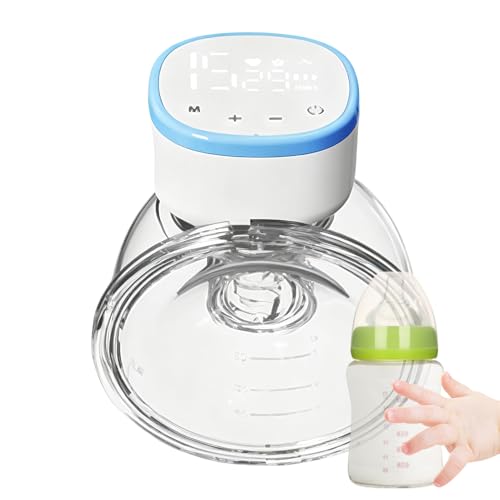 Elettrico - Facile da pulire Pompa toracica con display|Ricarica rapida 2 ore, per sacchetto di latte sostituto del capezzolo allattamento al seno, casa ospedaliera bambino nutrizione madre comfort