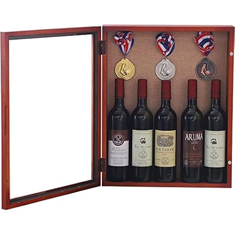 Shadow Boxes 16x20, Extra Large Shadow Box Frame with Magnetic Door, Front Open Shadow Box 16x20 Display Box for Weddings Bouquet Flowers Baseball Jersey- Cherry Cover