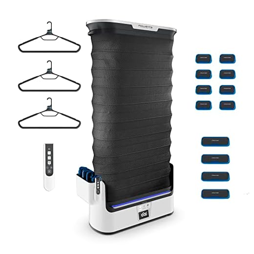 Rowenta Care For You YR4050 - Robot de planchado de 1800W de potencia, elimina arrugas, desinfecta tejidos y seca la ropa incluso tejidos delicados, reduce mal olores, un 96% reciclable, blanco y gris