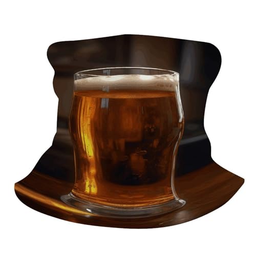 Pasamontaña respirable y a prueba de viento para rostro, con diseño de taza de cerveza, protector solar y contra el polvo, para hombre y mujer miniatura 2