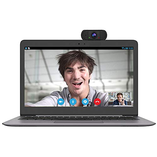 RuleaxAsi Gravação e gravação de vídeo widescreen de webcam em vídeo HD de 1080P para desktop ou lap