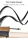 Senetem Cat 8 Ethernet Cable 100FT, High Speed 40Gbps 2000Mhz Flat Internet Network Patch Cord, RJ45 Shielded Outdoor&Indoor LAN Cable, Compatible for Gaming, PC, PS5/4/3, Xbox, Modem, Router