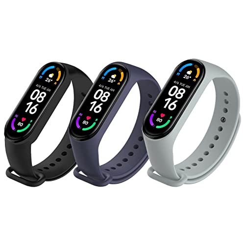 EasyULT 3PCS Cinturini Compatibile per Mi Band 5/