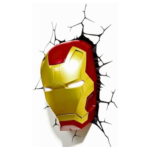 Image of Wanna Party Superhero Mask for Kids, Superhero Costume Accessories, Superhero Toys for Boys,Superhero Party Props,Birthday Return Gift (Superhero Ironmann FaceMask)