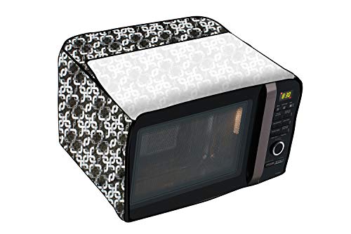 Image of Stylista Microwave Oven Cover for Panasonic 20L NN-CT26HMFDG Trellis Pattern Grey