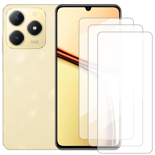 Damolong �X�N���[���v���e�N�^�[ Realme C61 4G (6.74�C���`) �Ή� [3���p�b�N] �K���X�X�N���[���v���e�N�^�[ Realme C61 4G�Ή� �����K���X�ی�t�B����