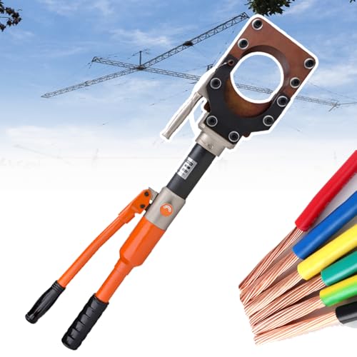 LYJIANGXIN Heavy Duty Bolt Cable Cutter Tool,Hydraulic Cable Cutter, Hydraulic Cable Scissors, Hand Cutting Tool 7T/8T/10T, Hydraulic Cable Pliers for Cutting Cu/Al