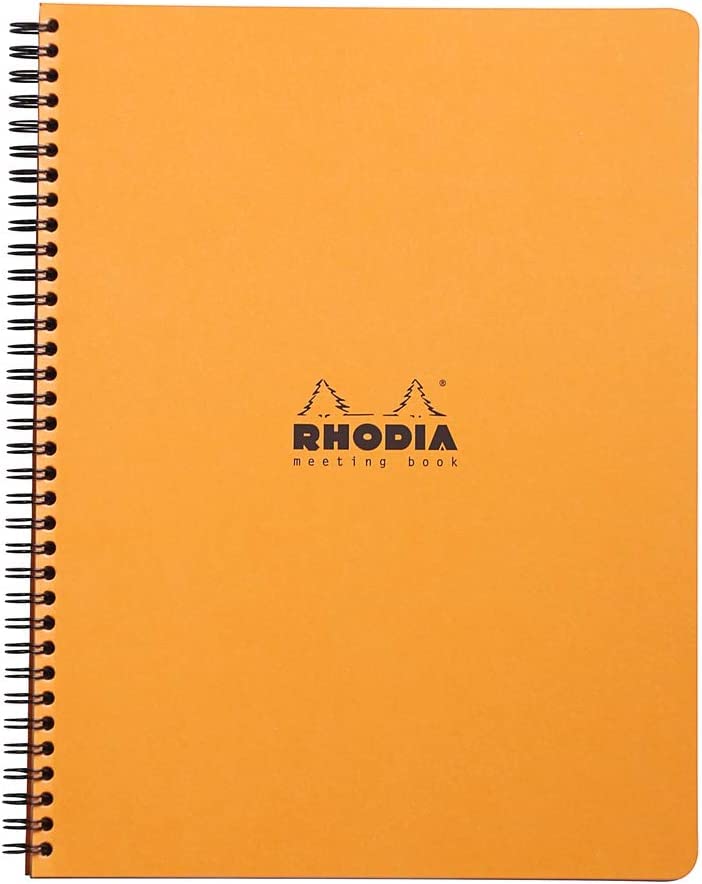 Rhodia Meeting Books 8.85 X 11.69 Inches, Orange, Pack of 5      Office Product