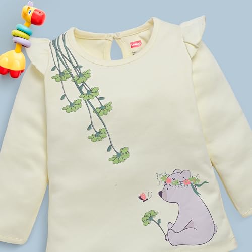 Image of LuvLap Baby Girls 100% Cotton Full Sleeve Top & Pyjama Sets, Pack Of 02