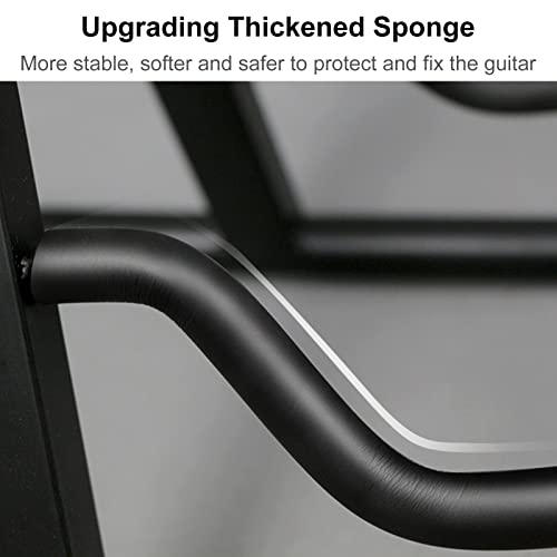Lqdp Guitare Support Au Sol Support Guitare pour 2 Guitares, Accessoires Guitare avec Pliable Verrouillage par Gravité Support de Cou & Repose-Dos, Universel Noir - Les Beatles, Paul McCartney, John Lennon, RIngo Starr, George Harrison Lqdp Guitare Support Au Sol Support Guitare pour 2 Guitares, Accessoires Guitare avec Pliable Verrouillage par Gravité Support de Cou & Repose-Dos, Universel Noir – Image 7