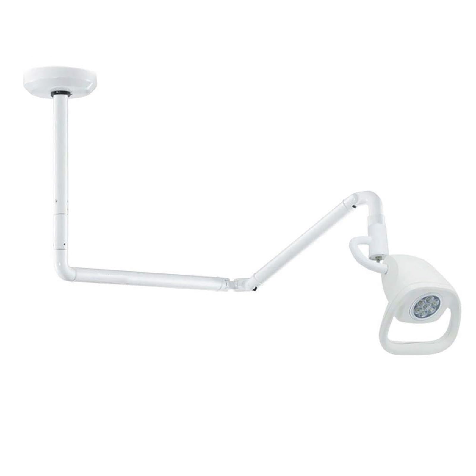 Lampa do Badań Stomatologicznych Montowana na Suficie, 21W, Obrót o 360°, Bezcieniowe Oświetlenie, Lampa Chirurgiczna do Szpitali, Przychodni, Gabinetów Kosmetycznych i Tatuażu