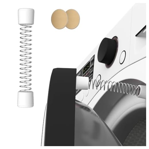 Washing Machine Holder Strong Magnetic Washing Machine Door Spring Silicone Holder White