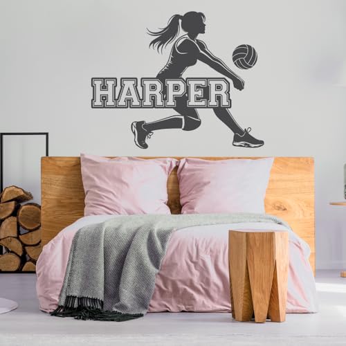 Vinilo decorativo personalizado voleibol para pared miniatura 2