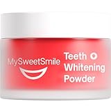 MySweetSmile Teeth Whitening Powder – 6 Month Supply – Removes Years of Coffee, Tea, Smoking & Ageing Stains – Dentist-Approved & Enamel-Safe – IndyBest Award-Winning Whitener (Strawberry)