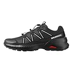 Salomon SPEEDCROSS PEAK Zapatillas de senderismo p...: Ajuste preciso: SensiFit con Quicklace ofrece un ajuste preciso y uniforme que puedes adaptar sobre la marcha Protección todoterreno : La talonera y la puntera protegen los pies de los resaltos y arañazos de senderos abruptos Agarre activo: La suela ...
