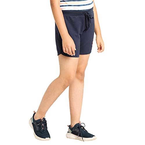 Image of Real Basics Premium Cotton Printed Shorts for Girls (Pack of 2)