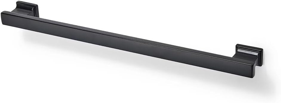 TUNNY 5 Pack Cabinet Handles-12.6"(320mm) Hole Center Matte Black Furniture Hardware Knob for Kitchen Cabinet Bathroom Bedroom Dresser Wardrobe Furniture Hardware Cabinles pulls 12.6"(320mm)Hole Center-5Pcs Matte Black