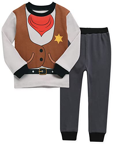 Image of VAENAIT BABY 12Months-12Years Toddler Kids Junior Boys Car Train Fireman Snug fit Sleepwear Pjs Set