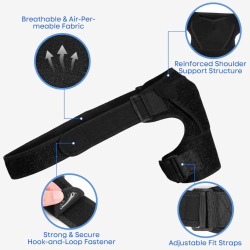 Shoulder Brace for Men and Women,Rotator Cuff Shoulder Support for Sports Detail