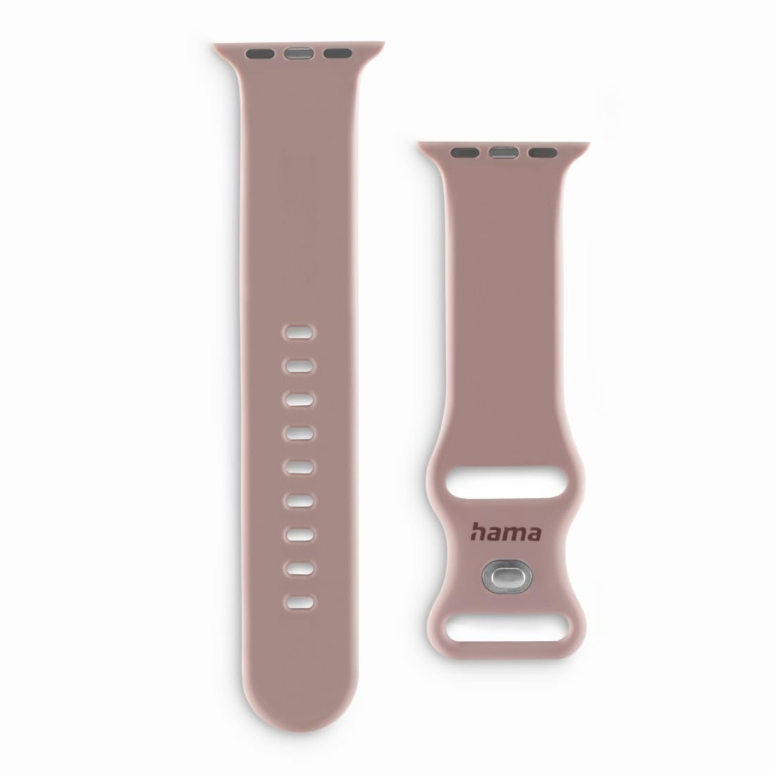 Hama smartwatch strap for Apple Watch 38/40/41mm (watch, silicone wristband, interchangeable) pink