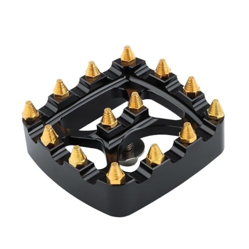 Couvercle de pédale de frein de moto repose-pieds noir pour Harley Dyna Sportster XL Softail