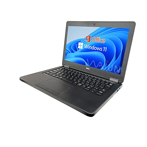 【整備済み品】デル ノートPC 5250 / 12.5型 / Win 11 Pro/MS Office H&B 2019 / Core i3-5010U / wajunのWIFI/Bluetooth/HDMI / 8GB / 256GB SSD