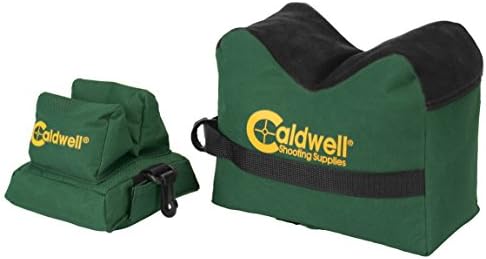 Caldwell DeadShot Boxed Combo (Front & Rear Bag) - Unfilled , Green/Black, 10" x 8" x 6"