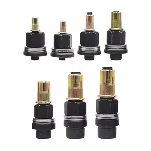 Herramienta de taladro Nut Sert - Kit de tuercas de remache de 7 piezas, accesorio de acero al carbono | Herramienta de fijación resistente para reparación de automóviles, talleres, almacenes