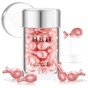 Pro-Retinol Serum For Face Anti-Aging Wrinkle 48 Capsules, Vitamin C,Vitamin A & Vitamin E Collagen Night Serum Oil For Women,Reduces Fine Lines, Smooths, Hydrates & Firms Skin, Travel-Friendly